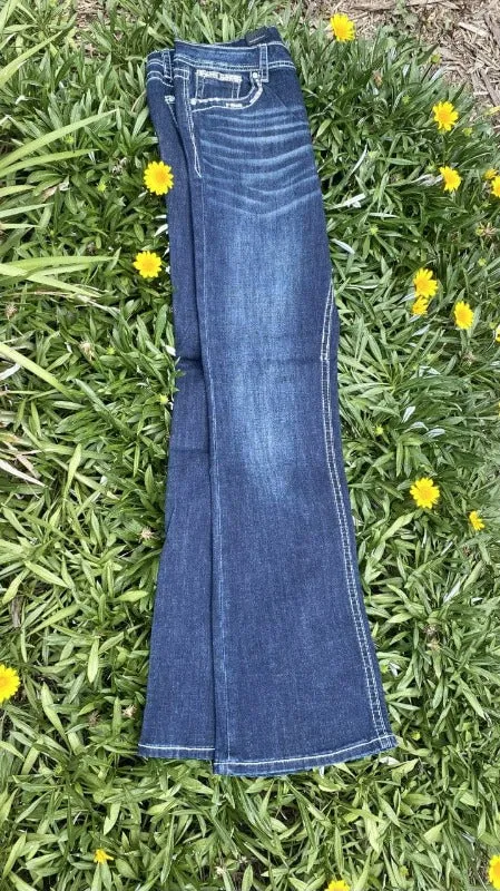 Grace in LA Jeans Womens Aztec Steerhead (EBS576)