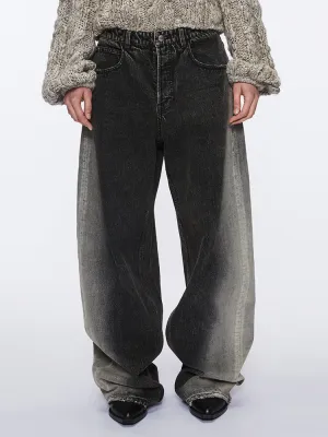 Gradient Wide-Leg Jeans