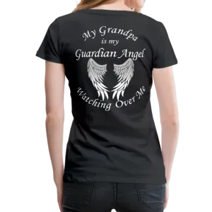 Grandpa Guardian Angel Women’s Premium T-Shirt (CK1458W)