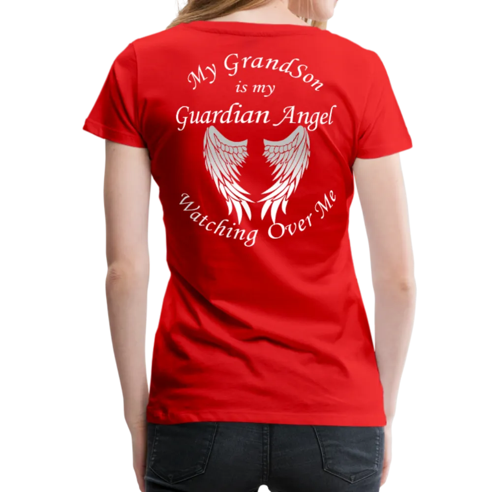 Grandson Guardian Angel Women’s Premium T-Shirt (CK1742)