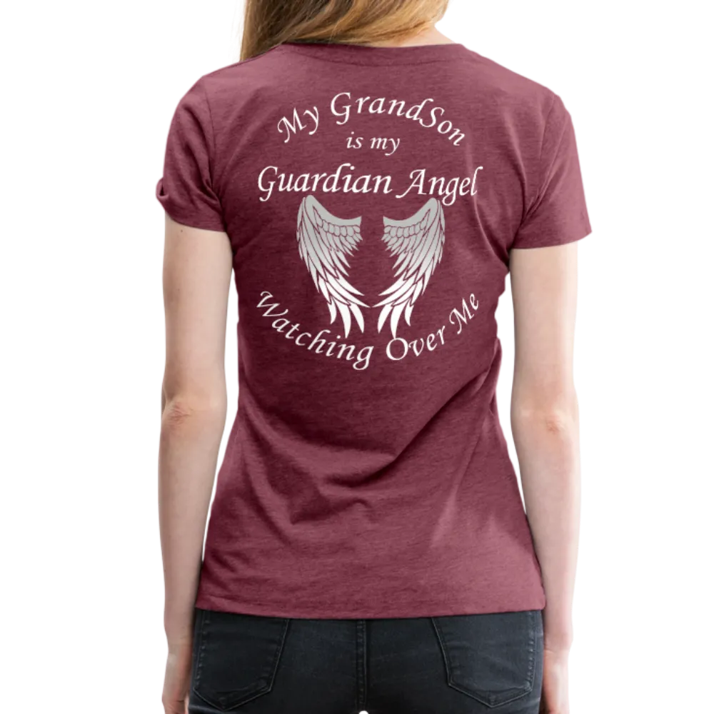 Grandson Guardian Angel Women’s Premium T-Shirt (CK1742)