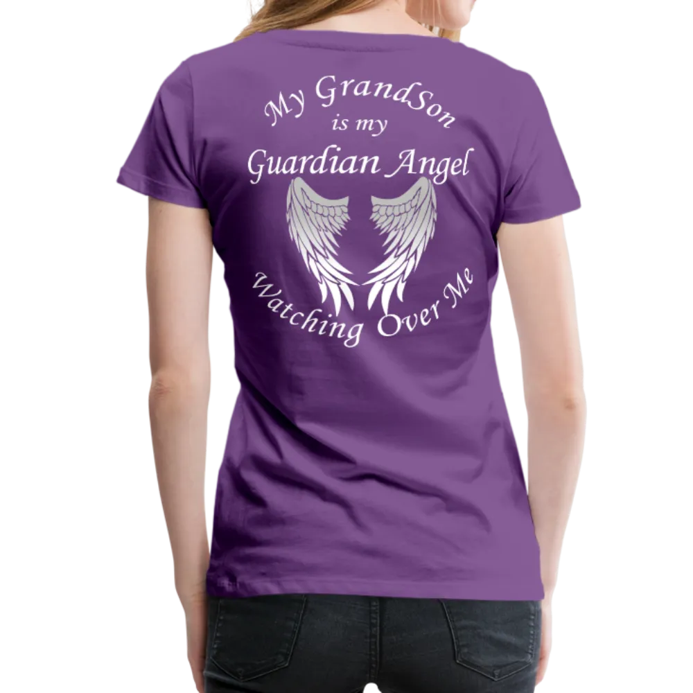 Grandson Guardian Angel Women’s Premium T-Shirt (CK1742)