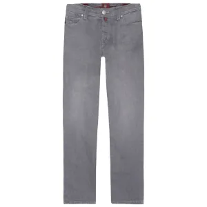 Gray Cotton Men's Jeans