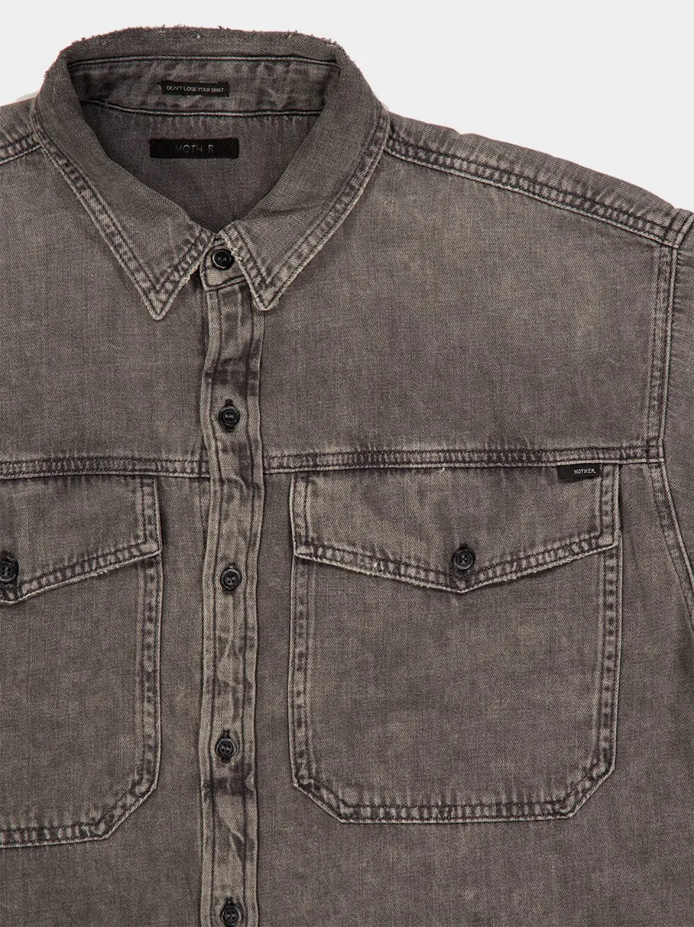 Gray Lazy Sunday Shirt Jacket