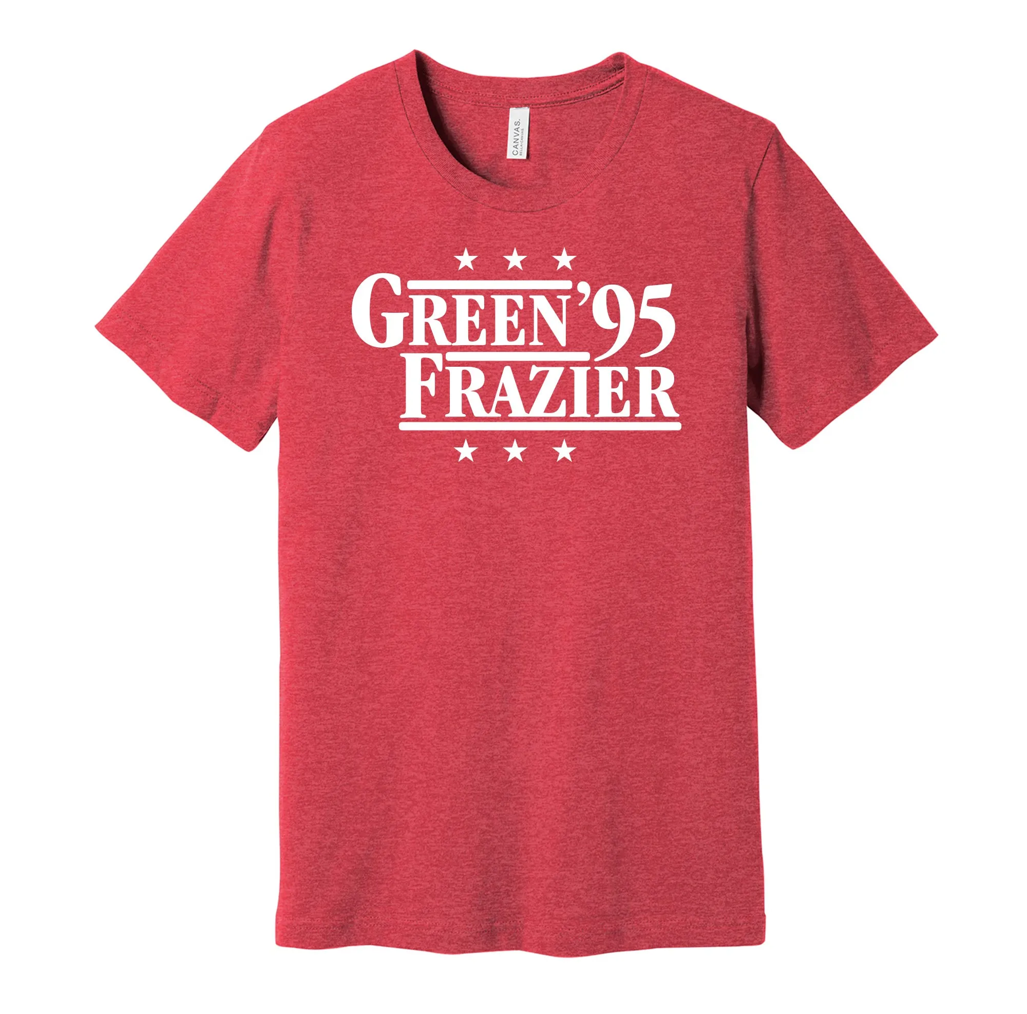 Green & Frazier '95 - Nebraska Football Political Campaign Parody T-Shirt - Hyper Than Hype Shirts