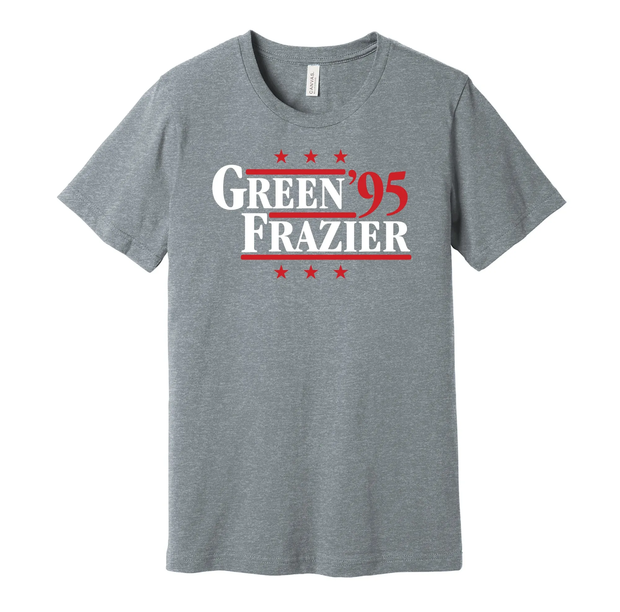 Green & Frazier '95 - Nebraska Football Political Campaign Parody T-Shirt - Hyper Than Hype Shirts