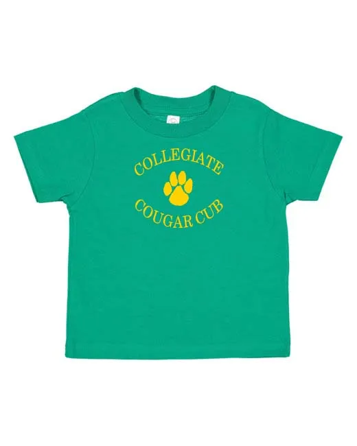 Green Cougar Cub Toddler T-Shirt