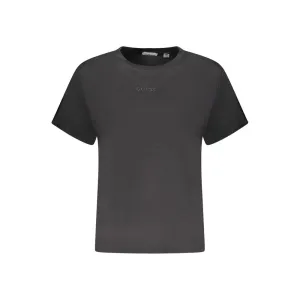 Guess Jeans Black Cotton Women T-Shirt