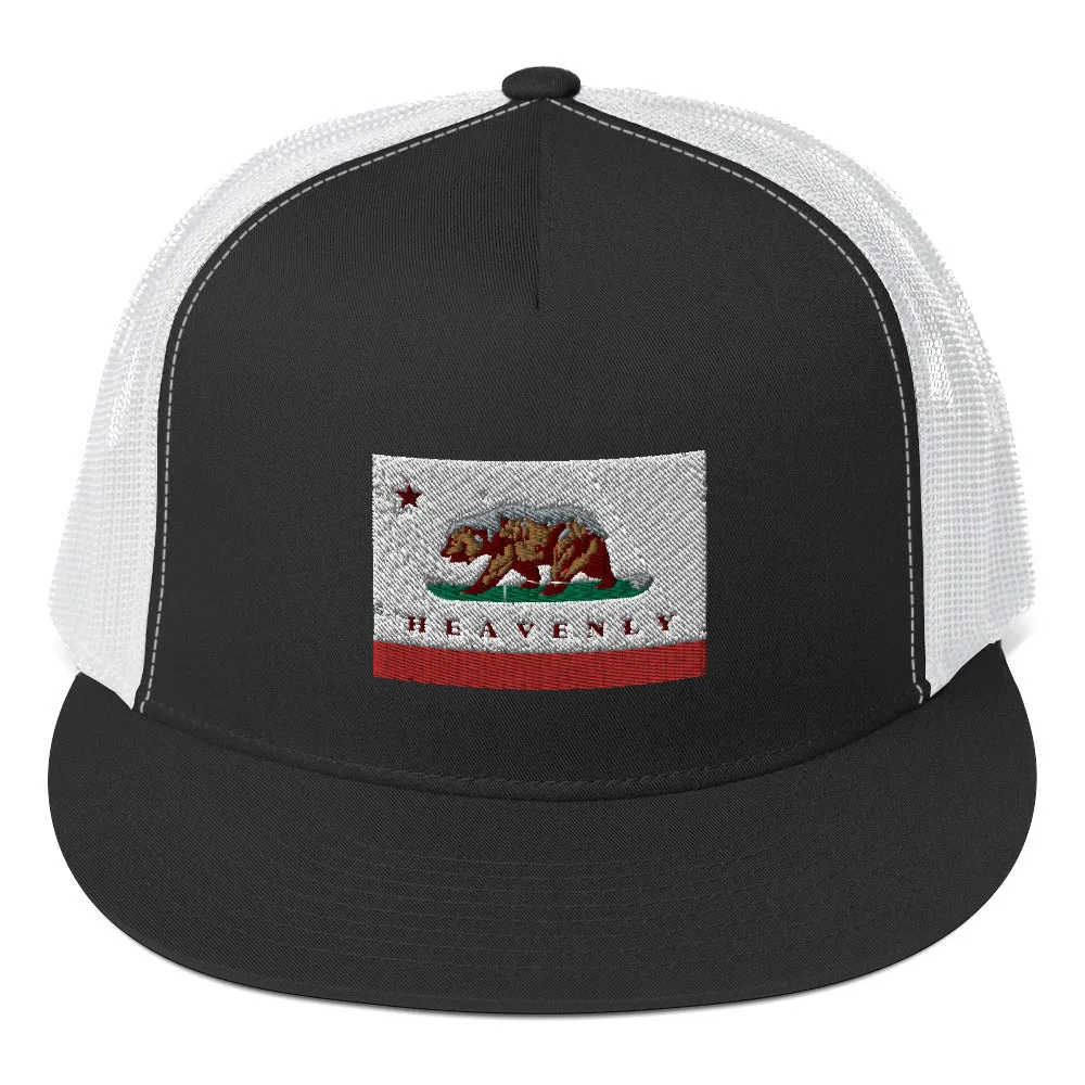 Heavenly CA Flag Trucker Cap
