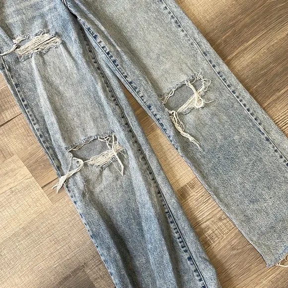 Hidden Jeans Logan distressed dad jeans