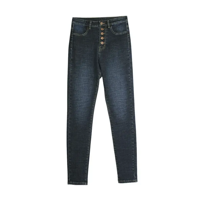 High Waist Curvy Skinny Jeans