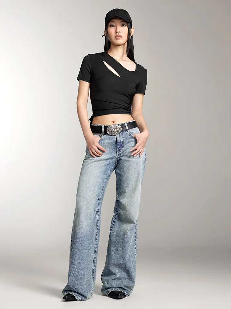 Hollow Short Sleeves T-Shirt