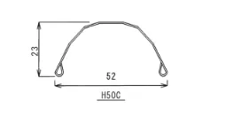 Honjo Polished H50C Hammered Mudguards