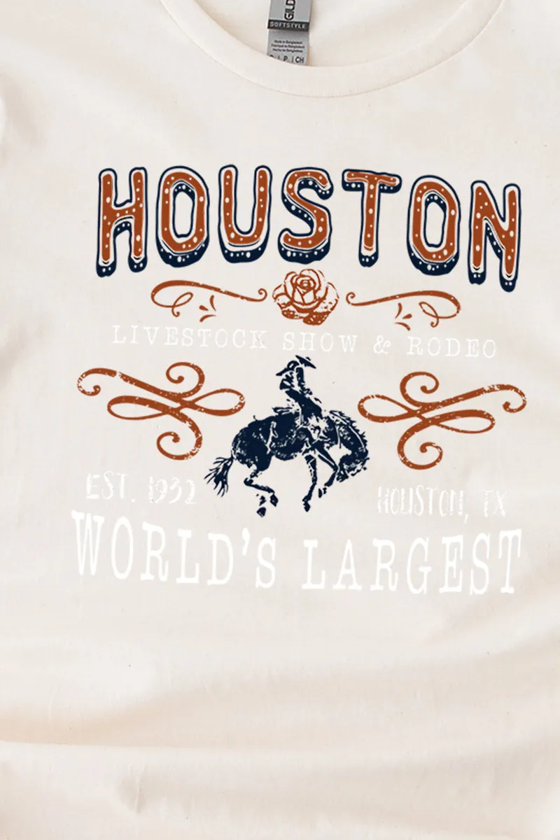 Houston Livestock Short Sleeve Relaxed Fit T-Shirt