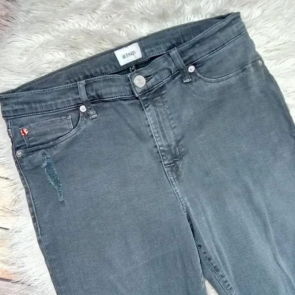 Hudson | ‘Natalie’ Distressed Denim Skinny Jeans
