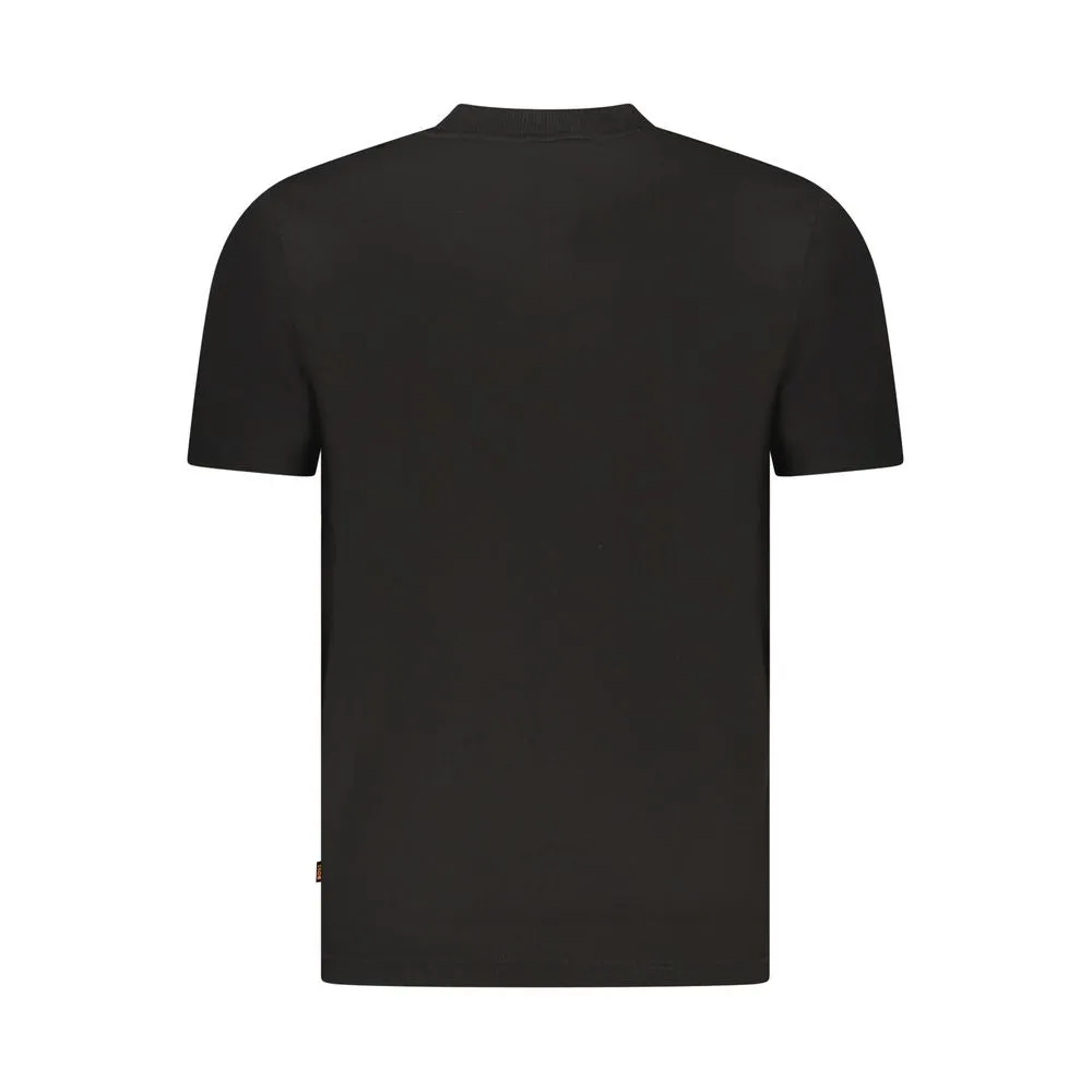 Hugo Boss Black Cotton Men TShirt