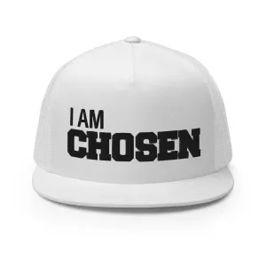 I AM Chosen (White/ Black Trucker Cap)