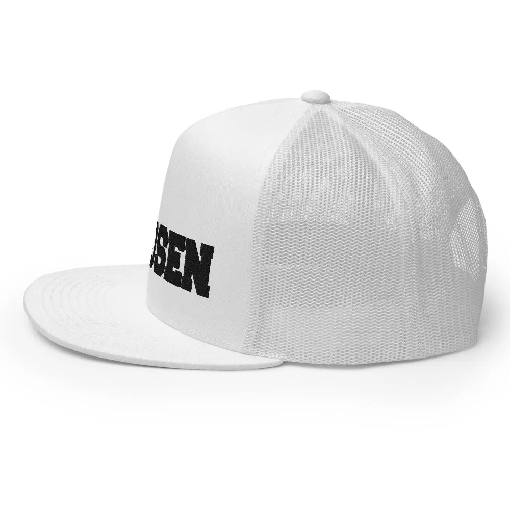 I AM Chosen (White/ Black Trucker Cap)