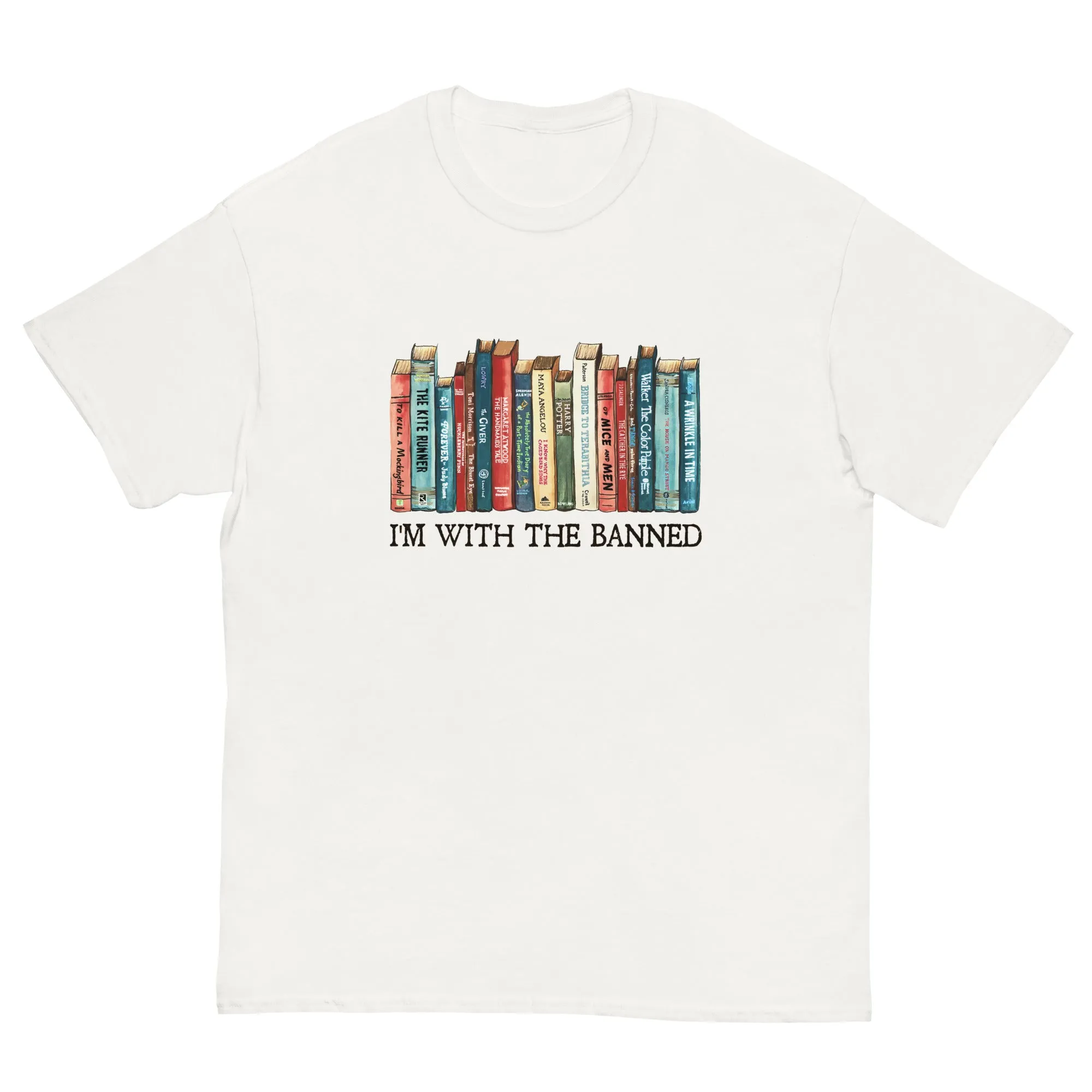 I'm With The Banned Shirt Apparel for Banned Books T-Shirt Free Speech Tee Anti censorship Shirts