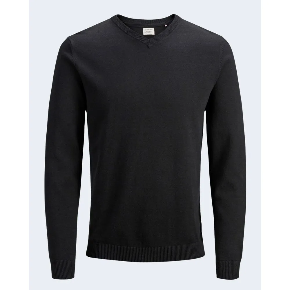 Jack Jones Black Cotton T-Shirt