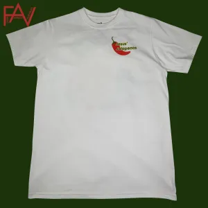 Jalapeno - White Organic Heavyweight T-Shirt
