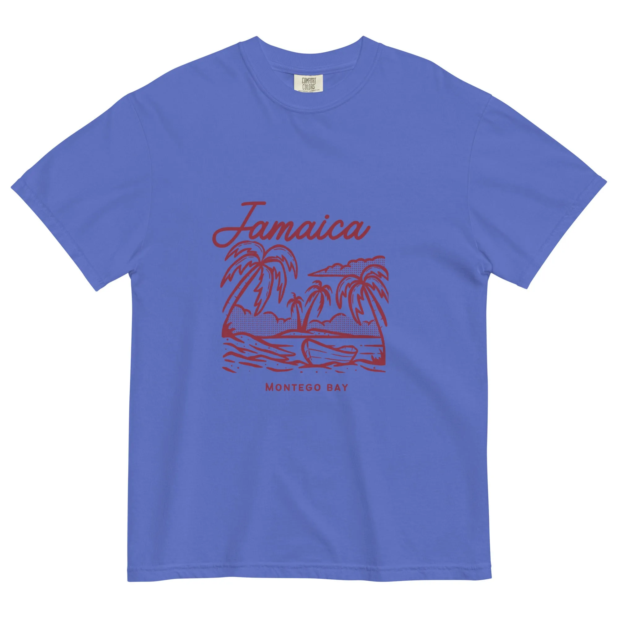 Jamaica men's fgfgarment-dyed heavyweight t-shirt