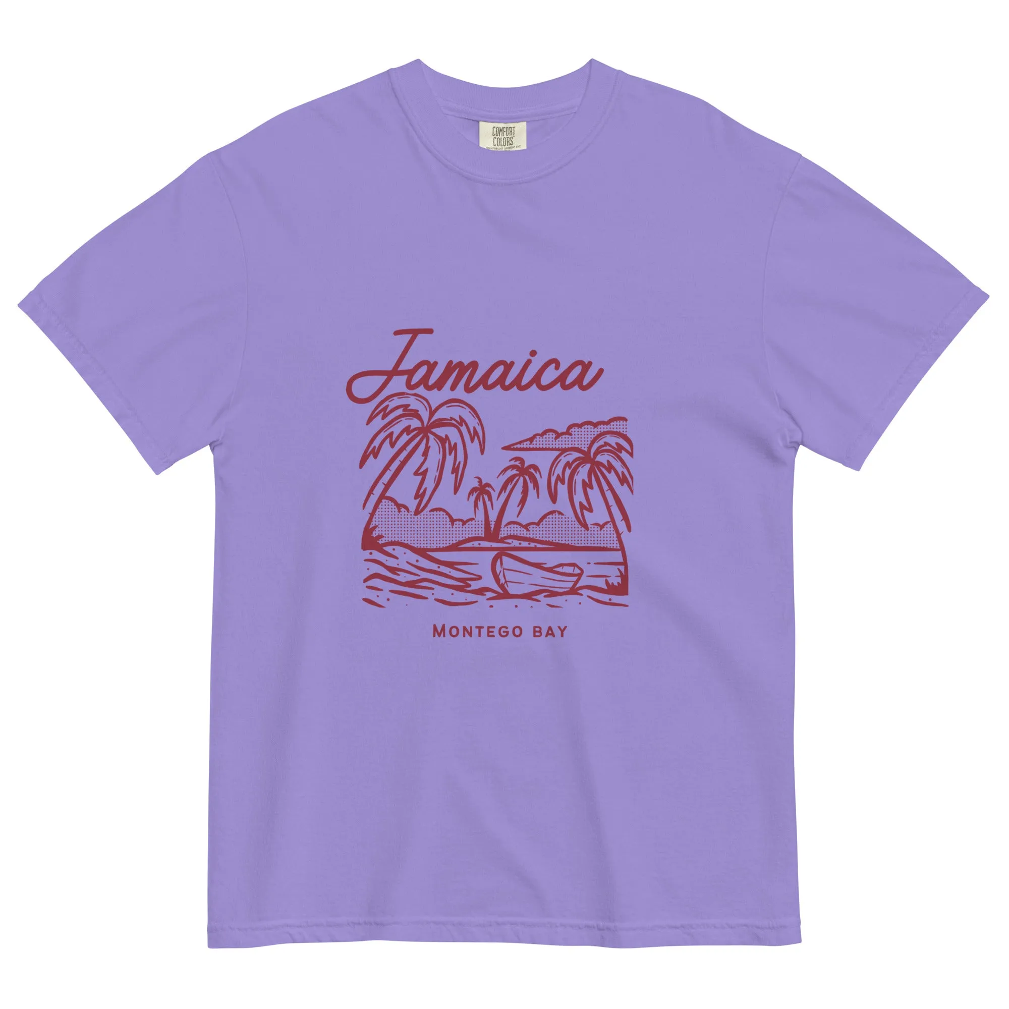 Jamaica men's fgfgarment-dyed heavyweight t-shirt