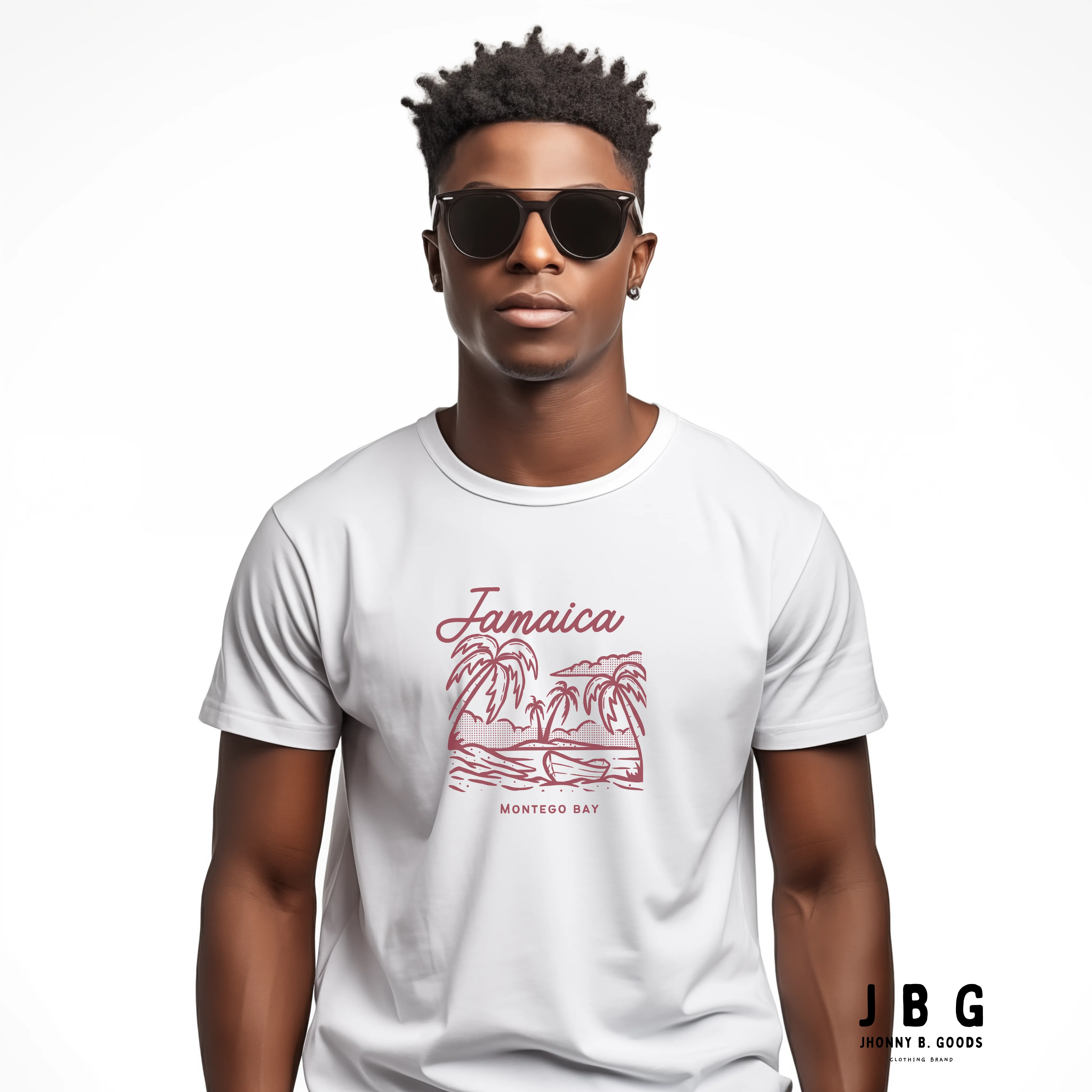 Jamaica men's fgfgarment-dyed heavyweight t-shirt
