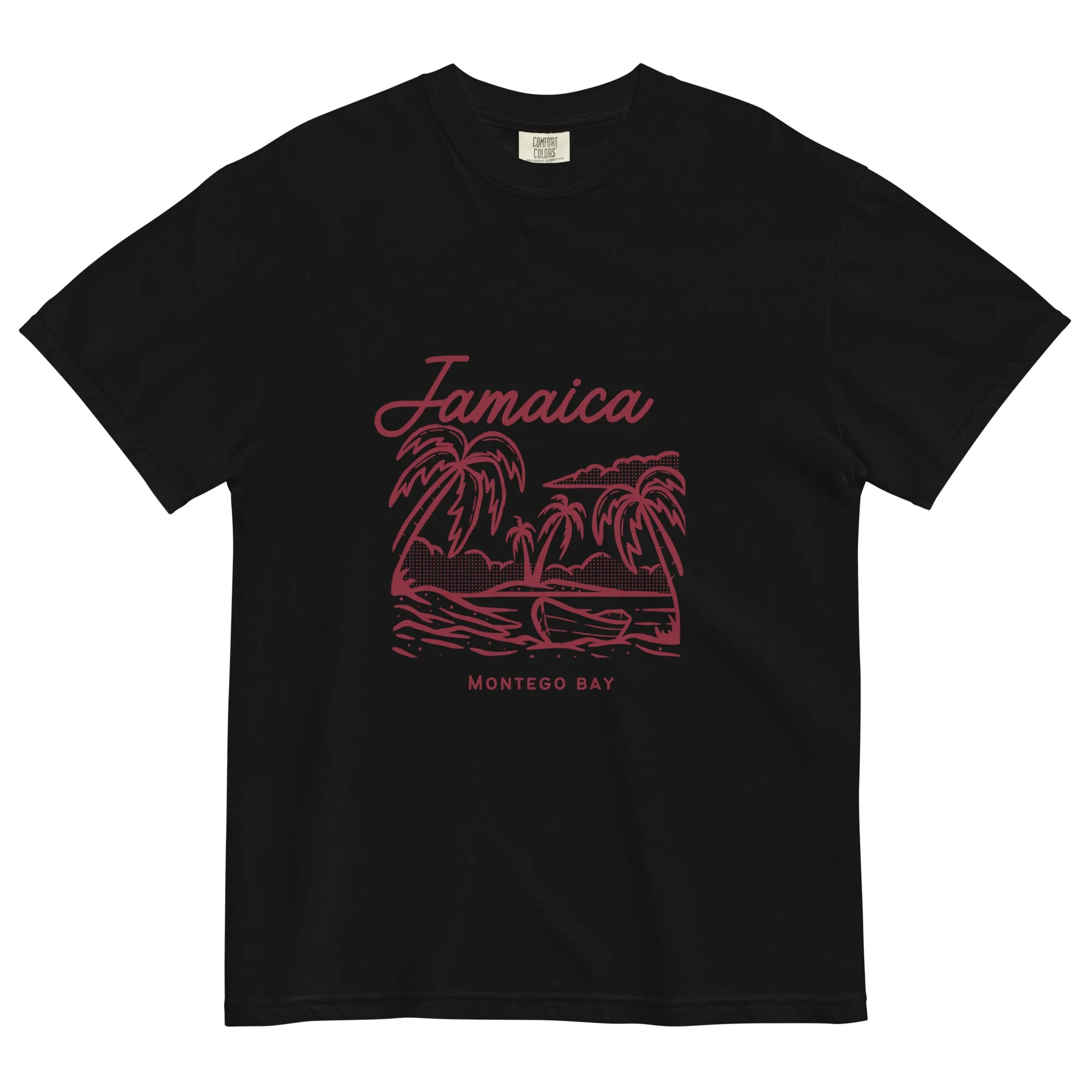 Jamaica men's fgfgarment-dyed heavyweight t-shirt