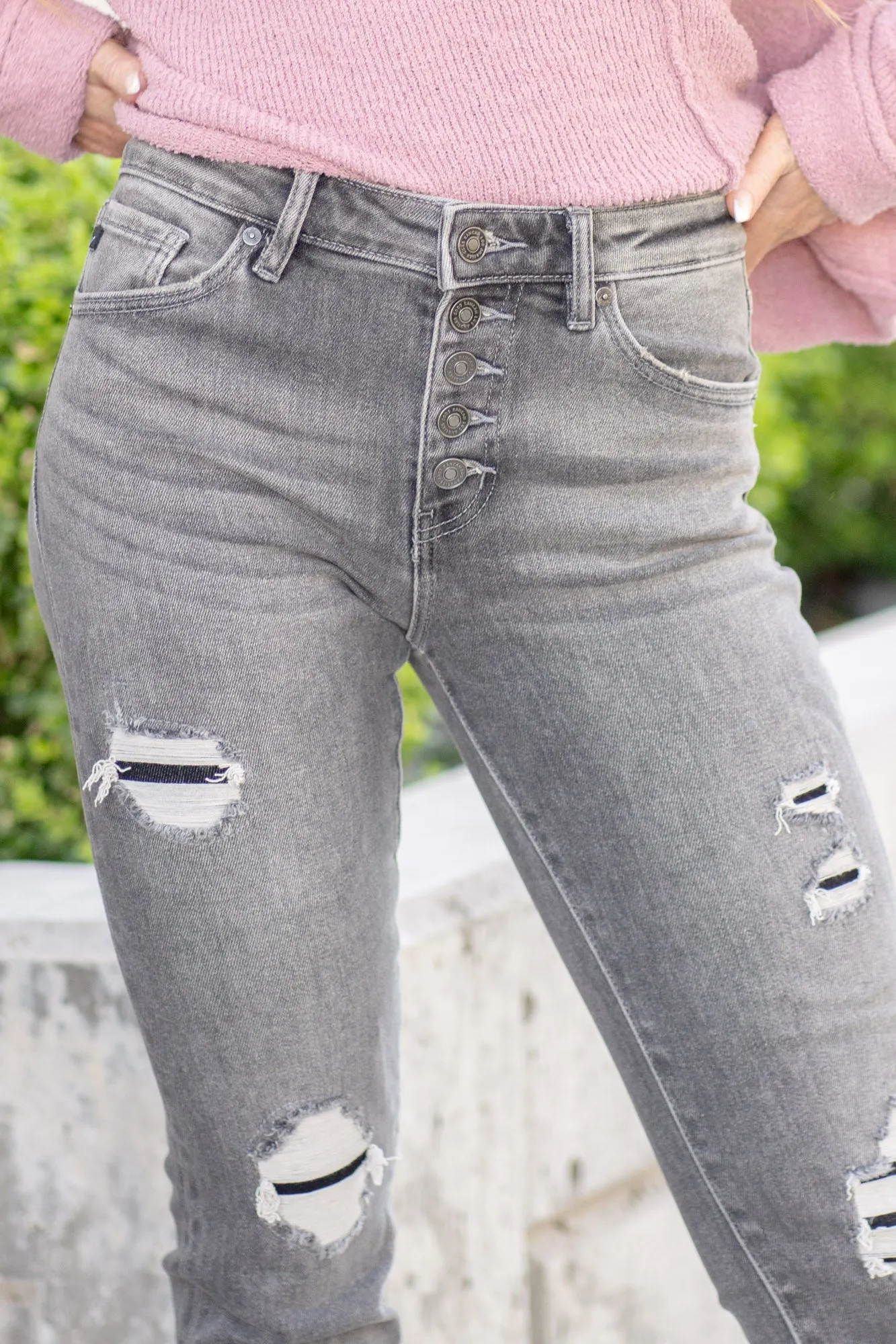 Janis High Rise Slim Straight Leg Jeans