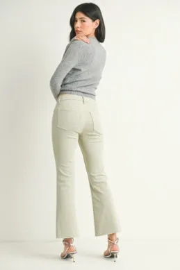 JBD Ladies Jeans Cropped Flare JP1880