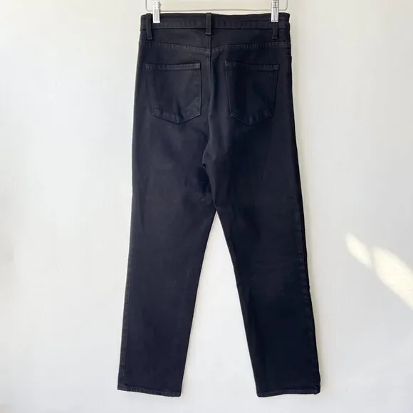 J.Brand Highrise ankle straight legs Jules jeans , black, Size 27 O