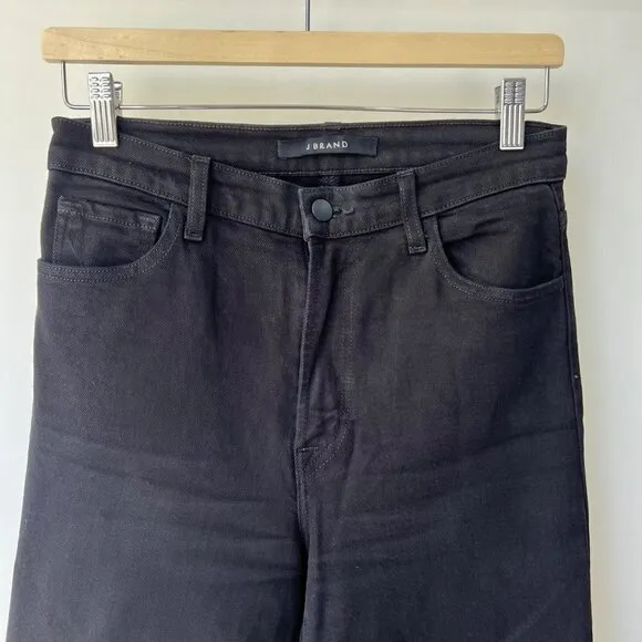 J.Brand Highrise ankle straight legs Jules jeans , black, Size 27 O