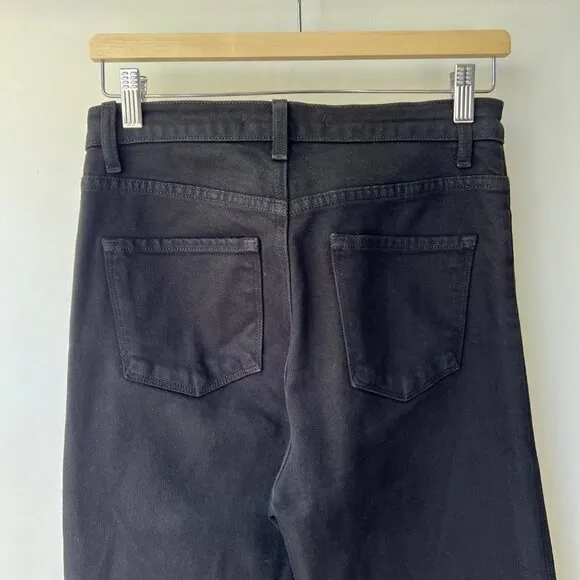 J.Brand Highrise ankle straight legs Jules jeans , black, Size 27 O