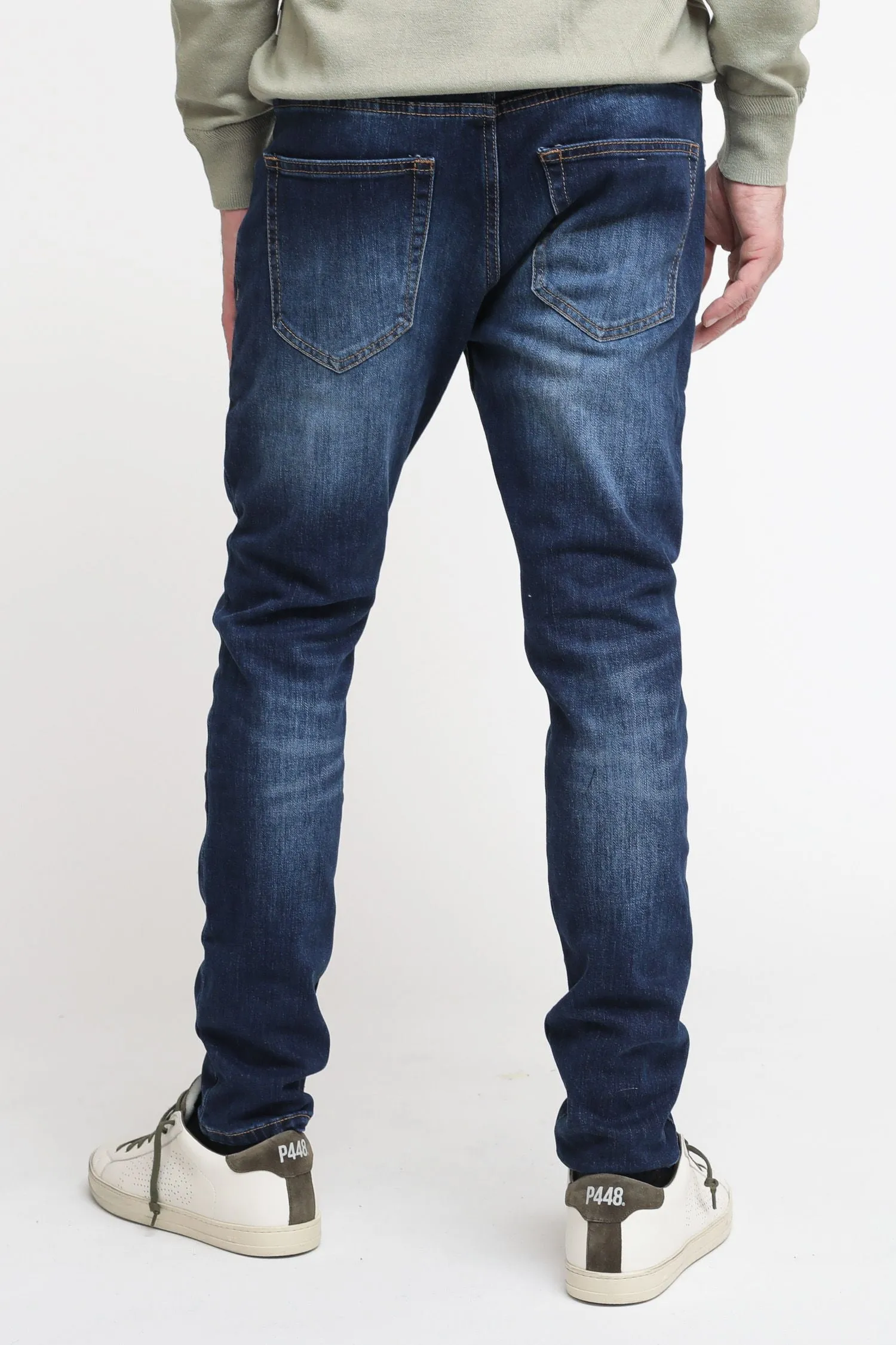 Jeans Slim Colore Unico