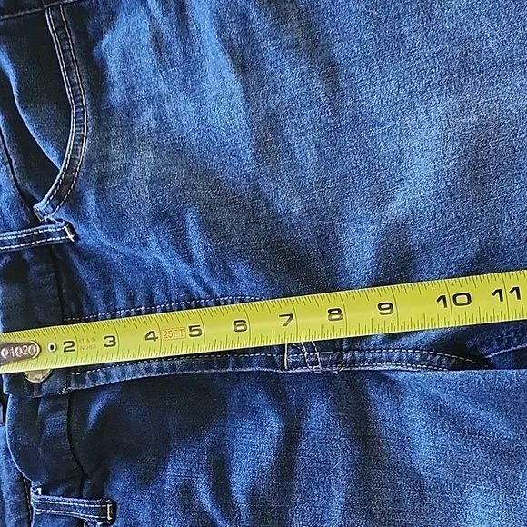 Jen 7 by 7 For All Mankind Dark Wash Slim Straight Jeans Size 10