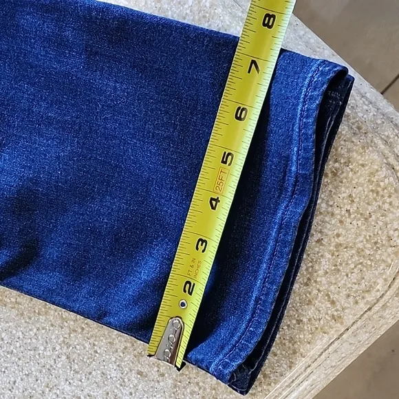 Jen 7 by 7 For All Mankind Dark Wash Slim Straight Jeans Size 10