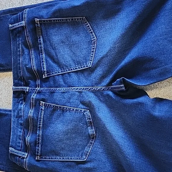 Jen 7 by 7 For All Mankind Dark Wash Slim Straight Jeans Size 10