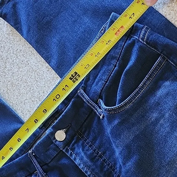 Jen 7 by 7 For All Mankind Dark Wash Slim Straight Jeans Size 10