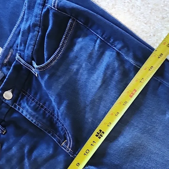 Jen 7 by 7 For All Mankind Dark Wash Slim Straight Jeans Size 10