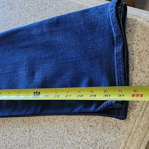 Jen 7 by 7 For All Mankind Dark Wash Slim Straight Jeans Size 10