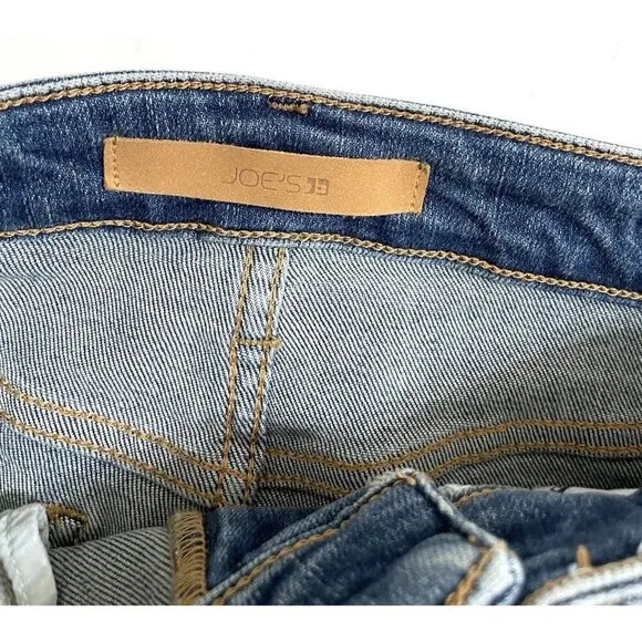 Joe's Jeans Jean Shorts Denim Bermuda Shorts Raw Hem Sz 26 NWT