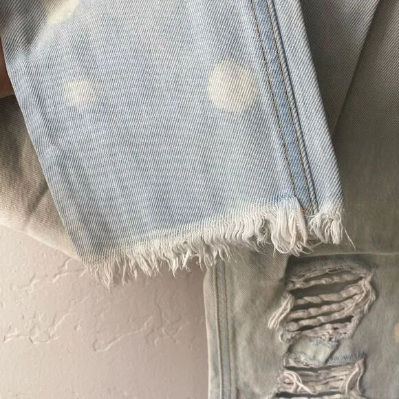 Joe's Jeans The Debbie High Rise Straight Ankle Jeans in Elkie Light Distressed