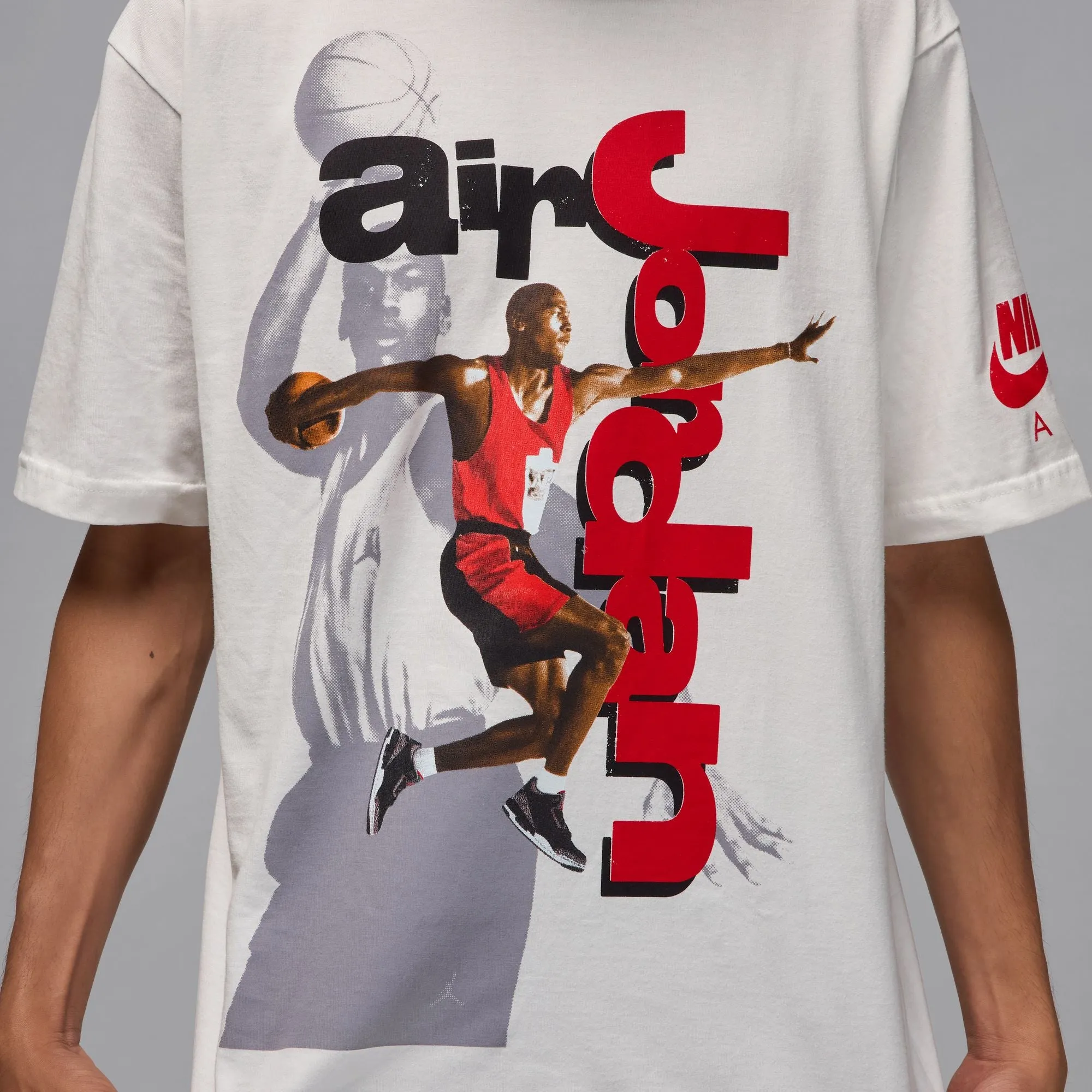 Jordan 1985 SS Crew T-Shirt 'Summit White'