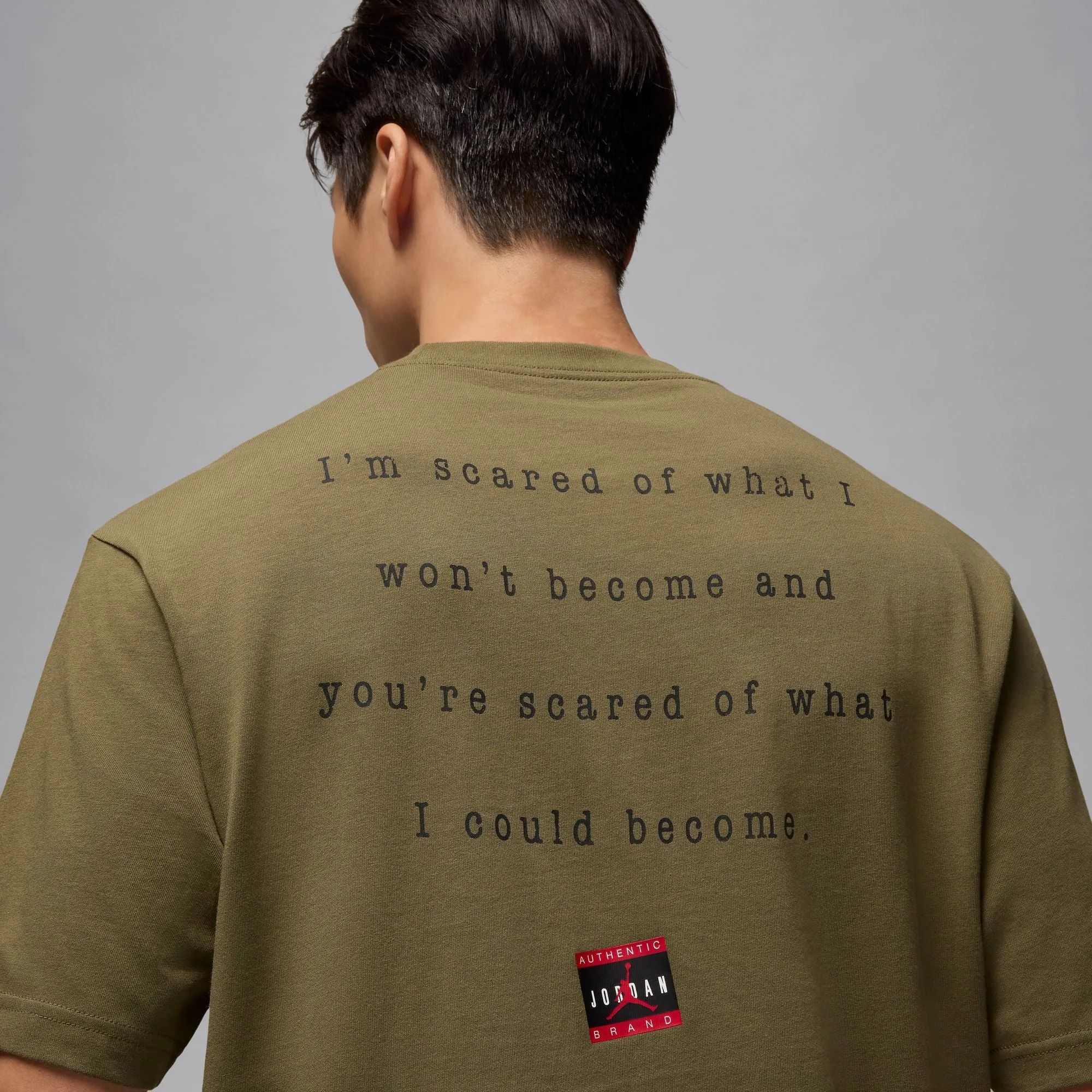 JORDAN T SHIRT "MEDIUM OLIVE"