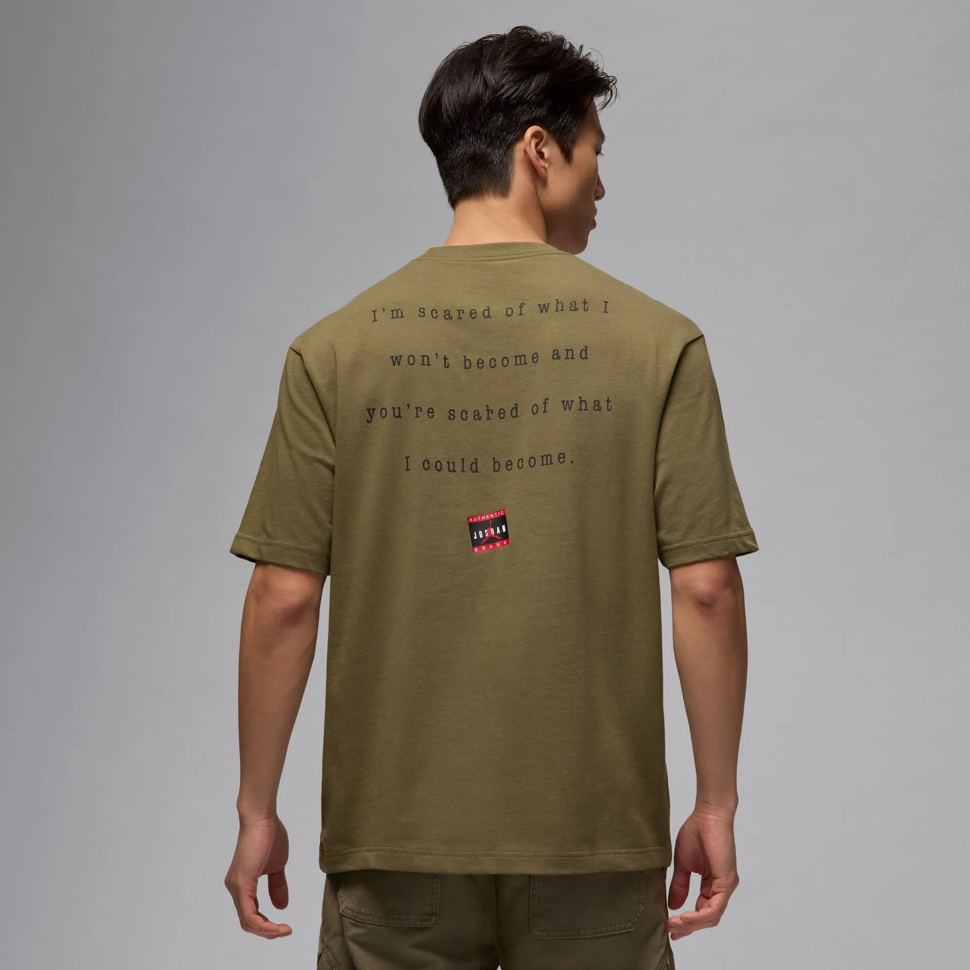 JORDAN T SHIRT "MEDIUM OLIVE"