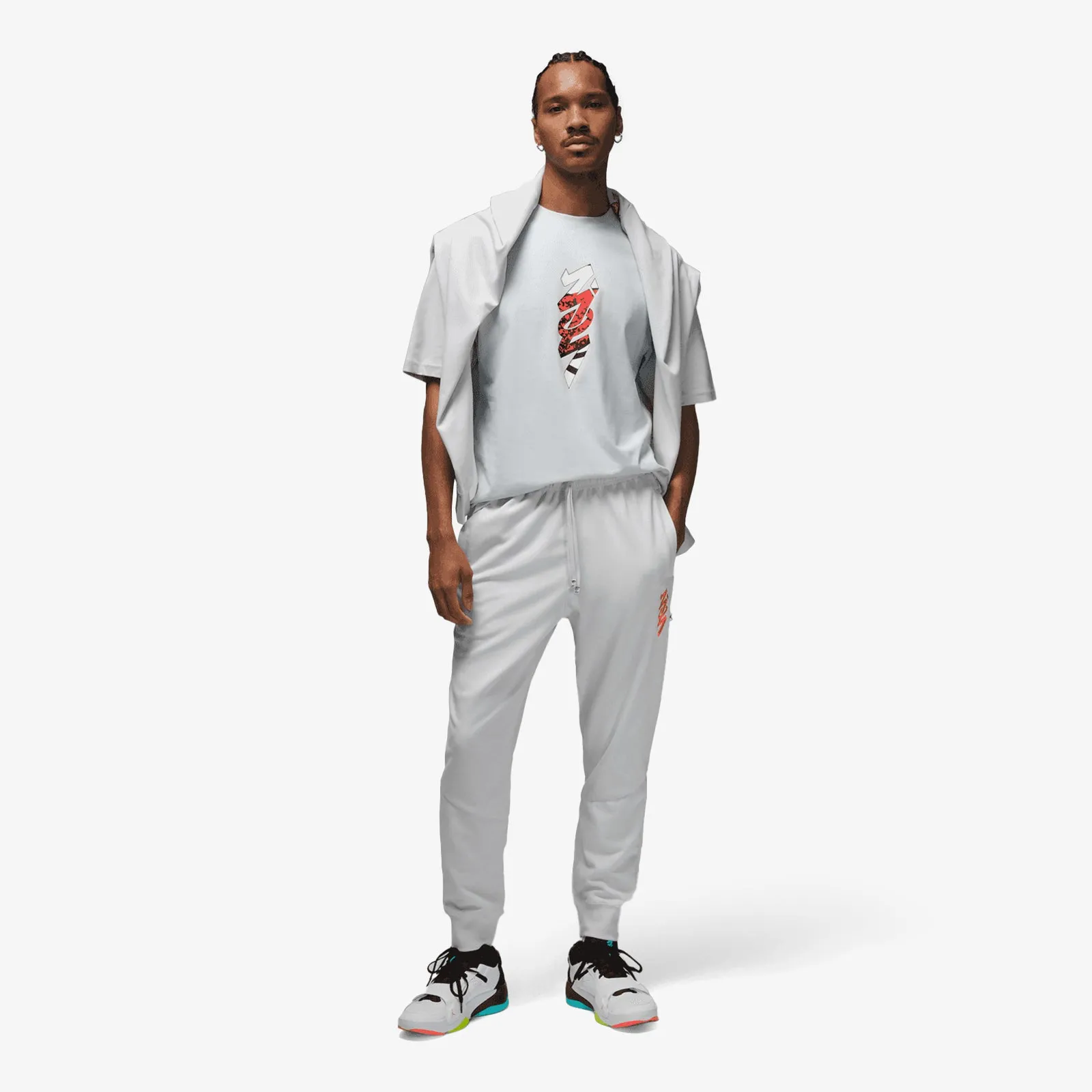 Jordan X Zion Seasonal T-Shirt - Photon Dust