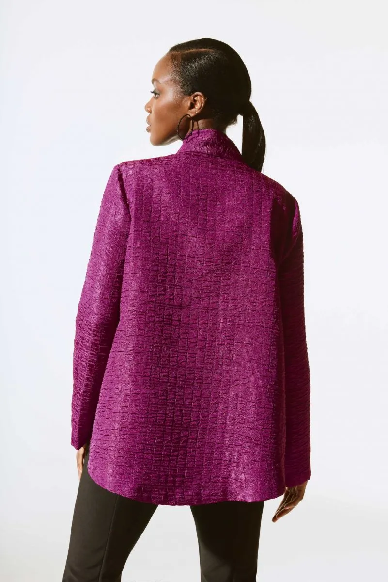 Joseph Ribkoff Textured Long Sleeve Relaxed Jacket 243788