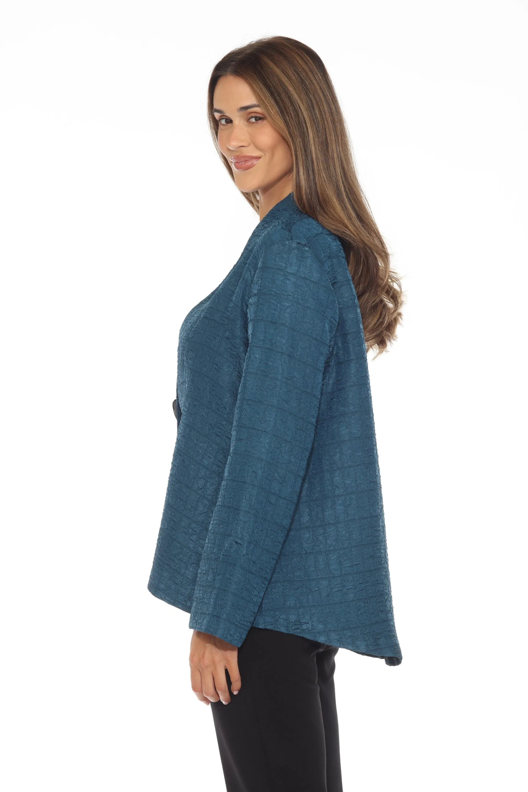 Joseph Ribkoff Textured Long Sleeve Relaxed Jacket 243788