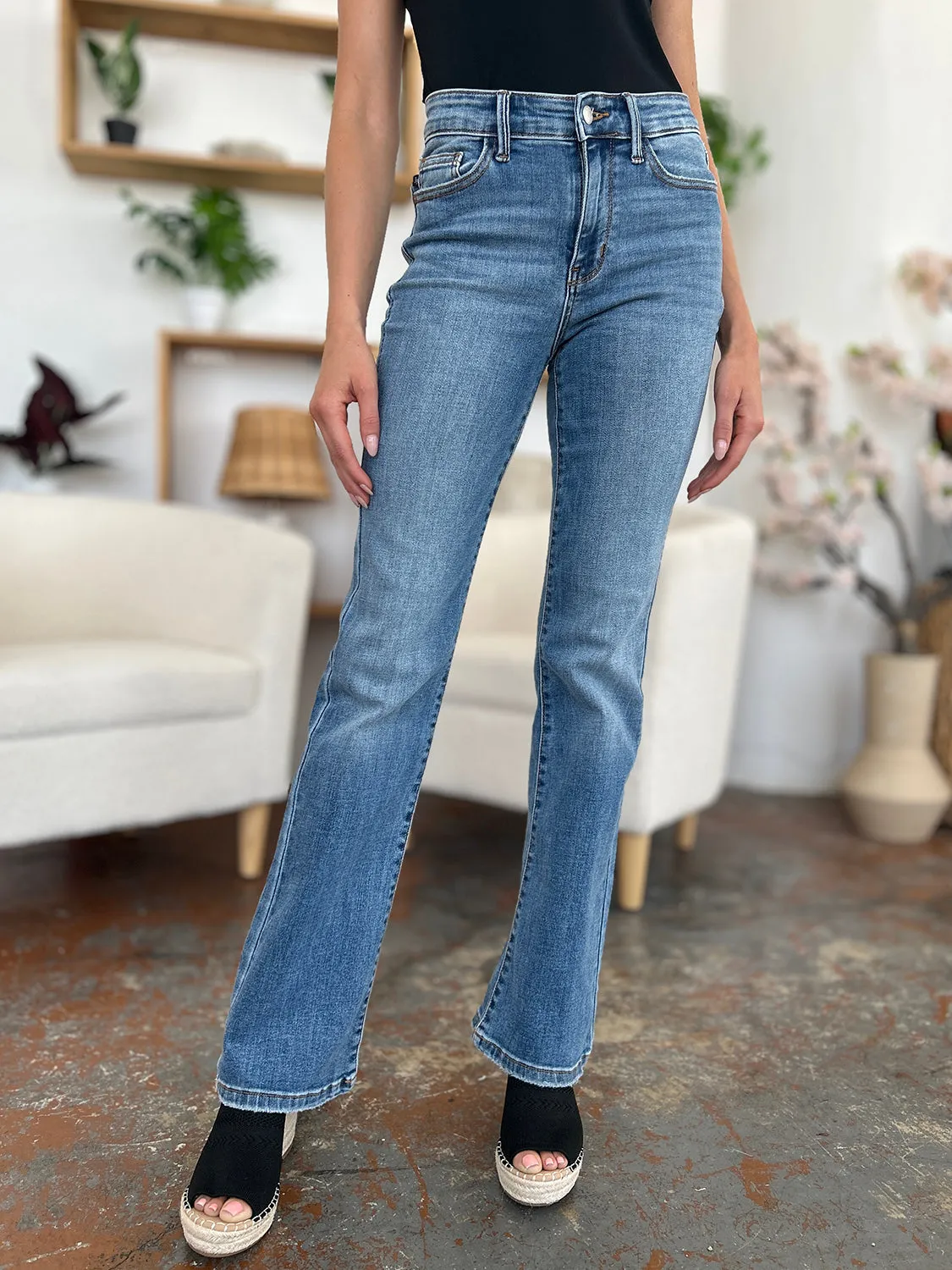 Judy Blue High Waist Straight Jeans